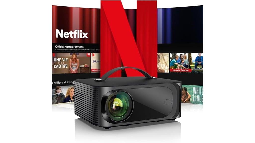 4k outdoor wifi6 projector