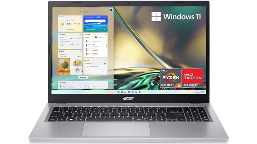 acer laptop model details