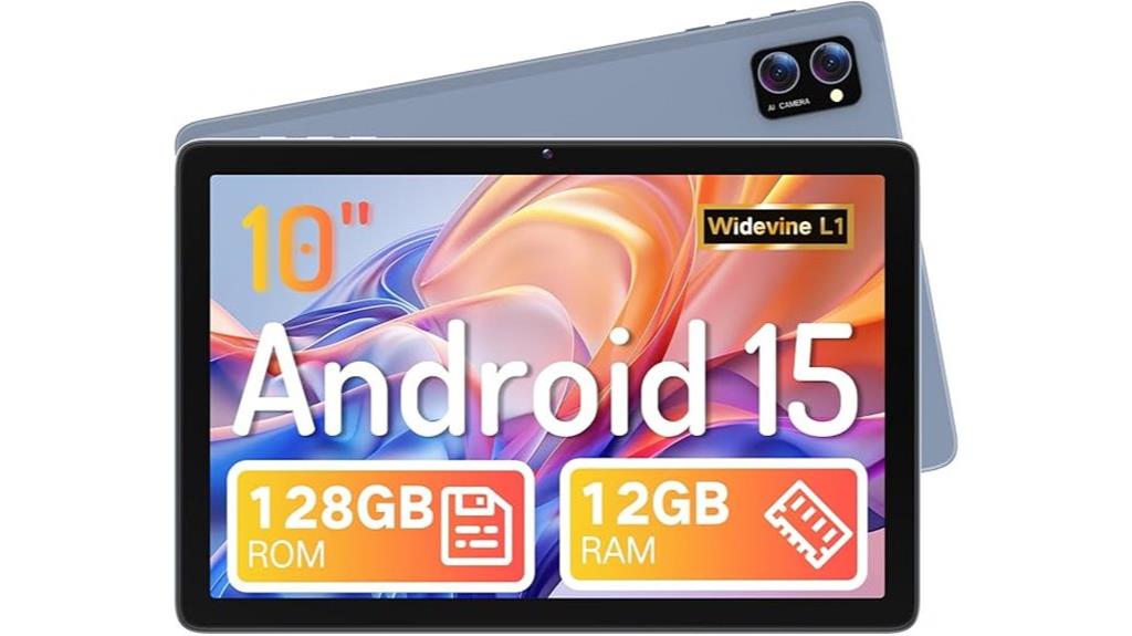 android 15 10 inch tablet