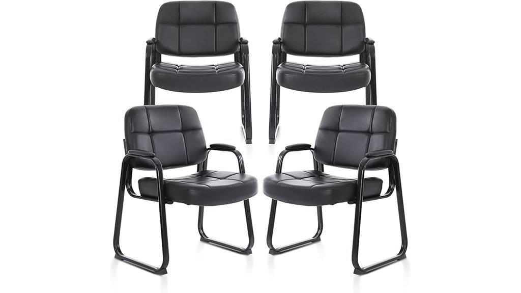 big tall black chair pack