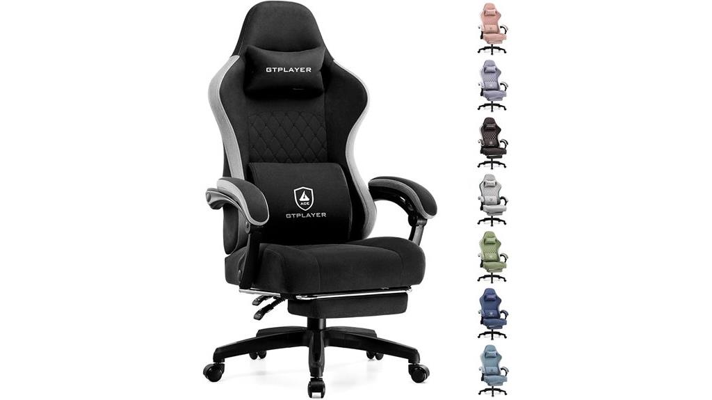 black gtplayer gaming chair
