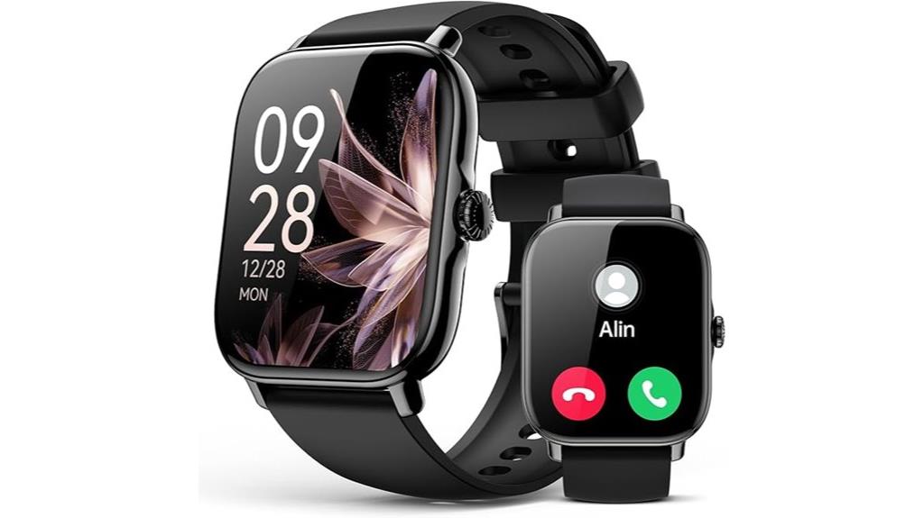 call enabled waterproof fitness watch