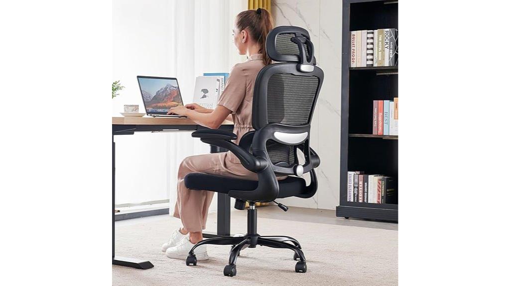 ergonomic black office chair