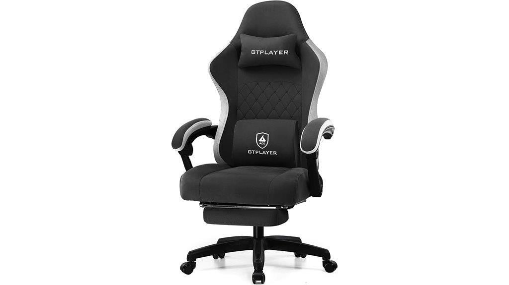ergonomic gaming chair support