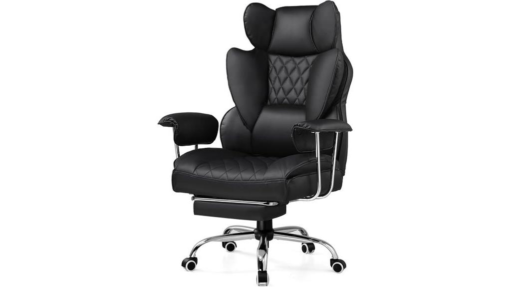 gtracing black lumbar chair