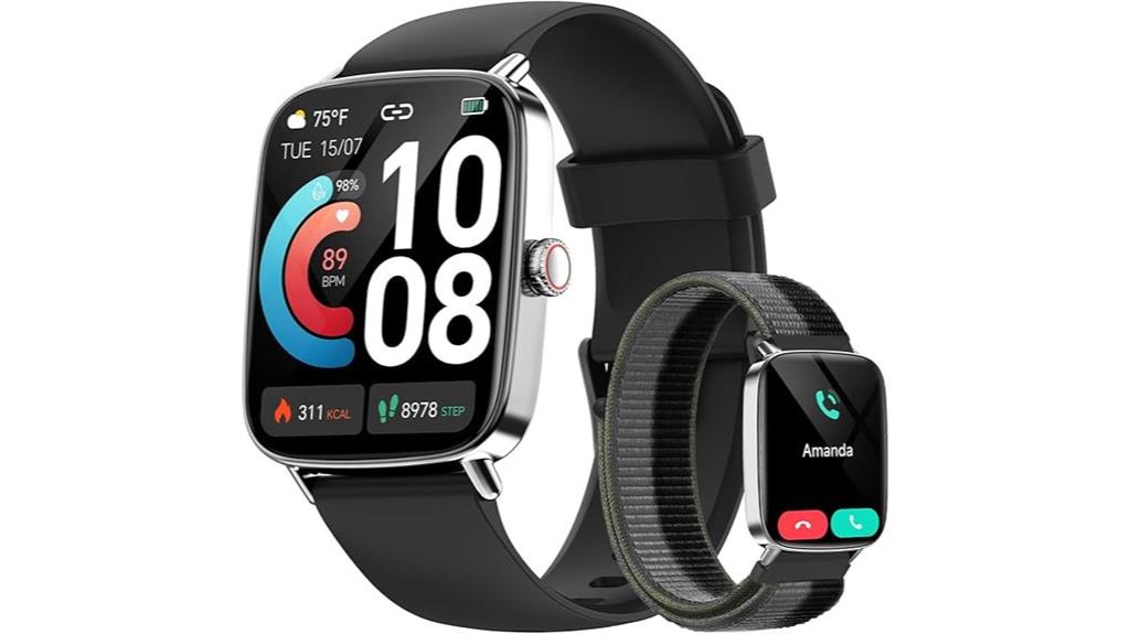 hd smartwatch heart rate compatible