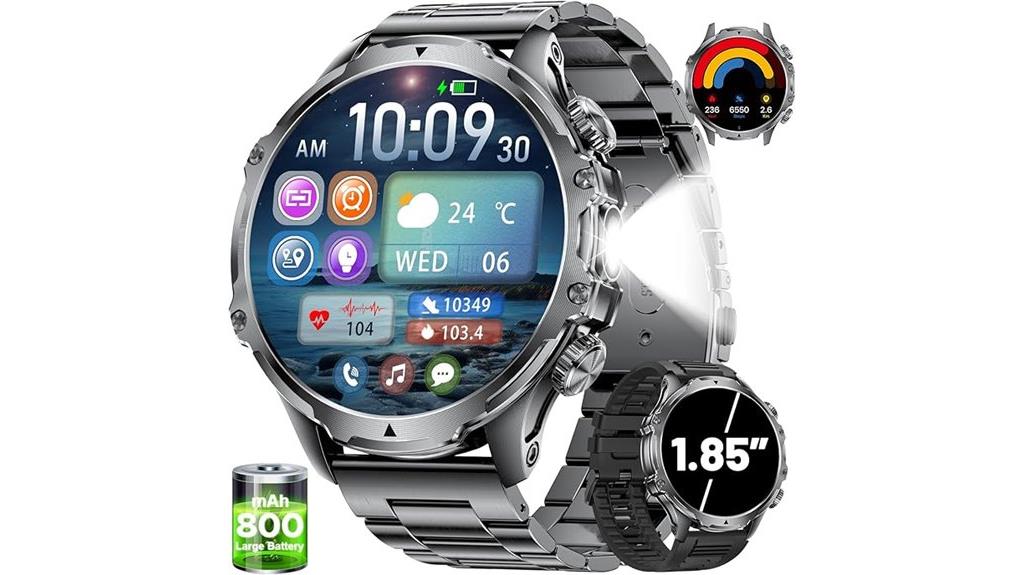 military hd fitness watch