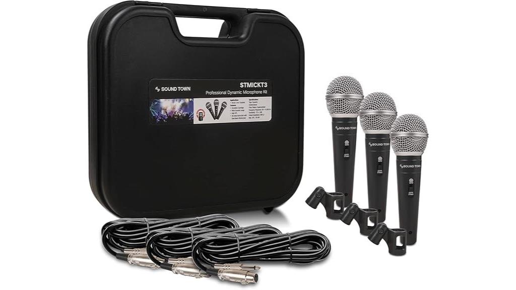 professional 3 piece handheld dynamic