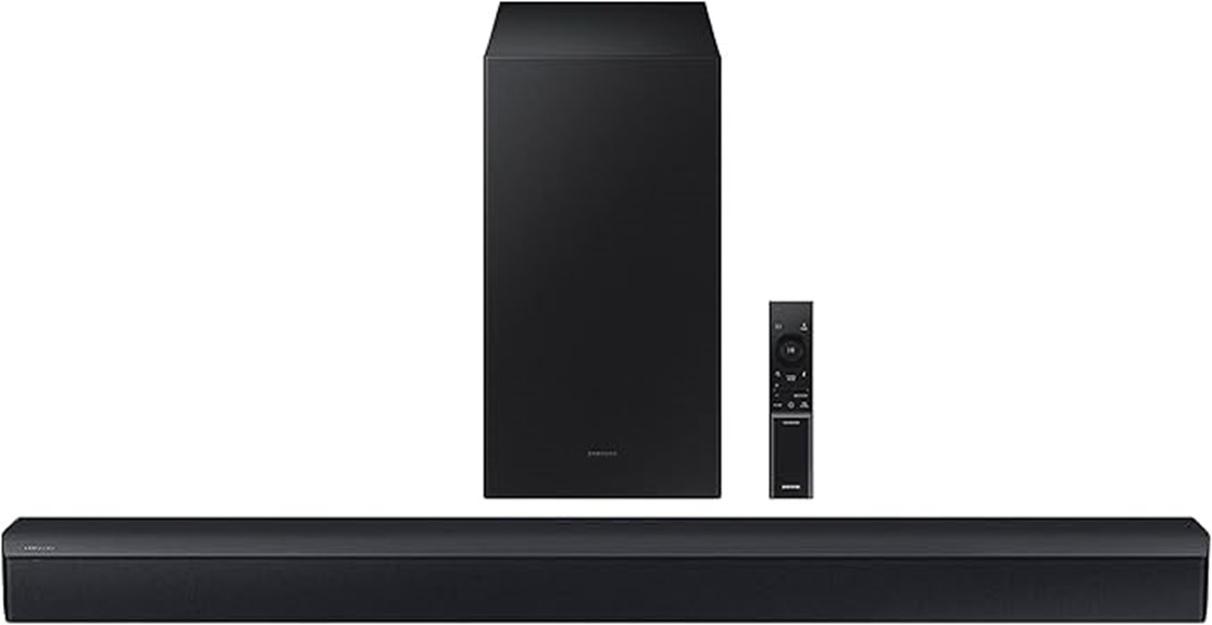 samsung 2 1ch soundbar subwoofer