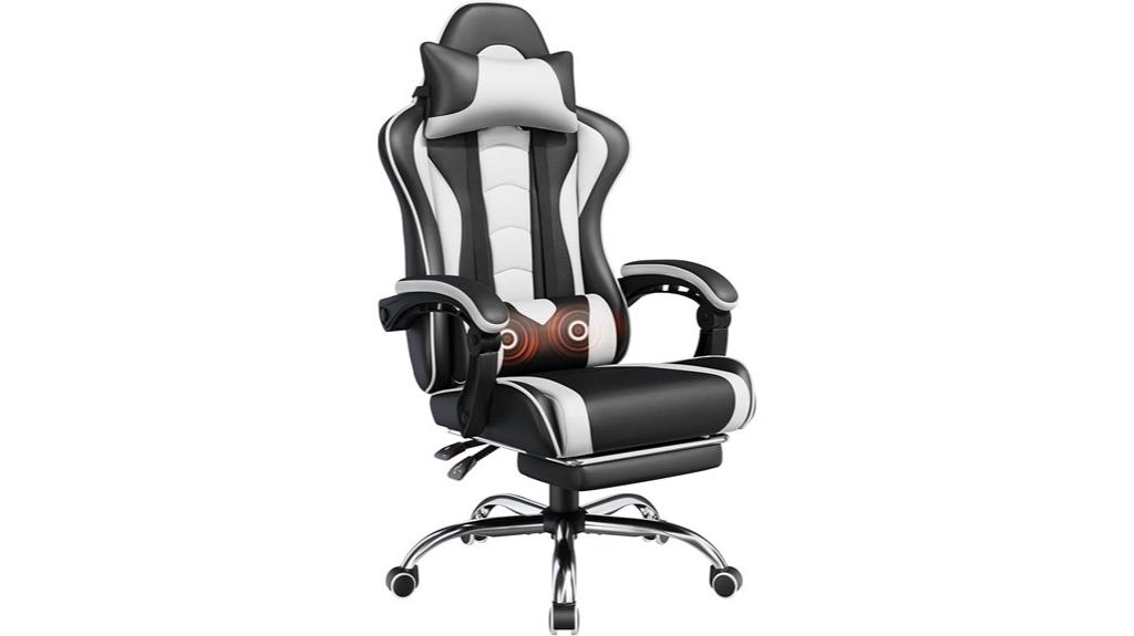 yaheetech gaming massage chair