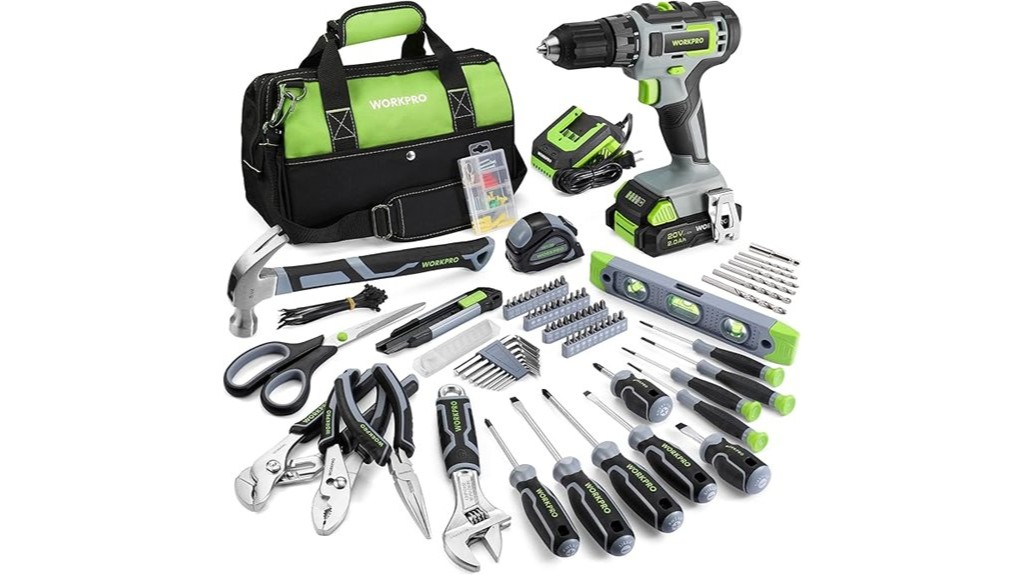 20v cordless drill tool set
