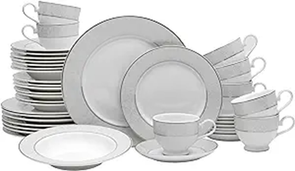 40 piece dinner set for 8