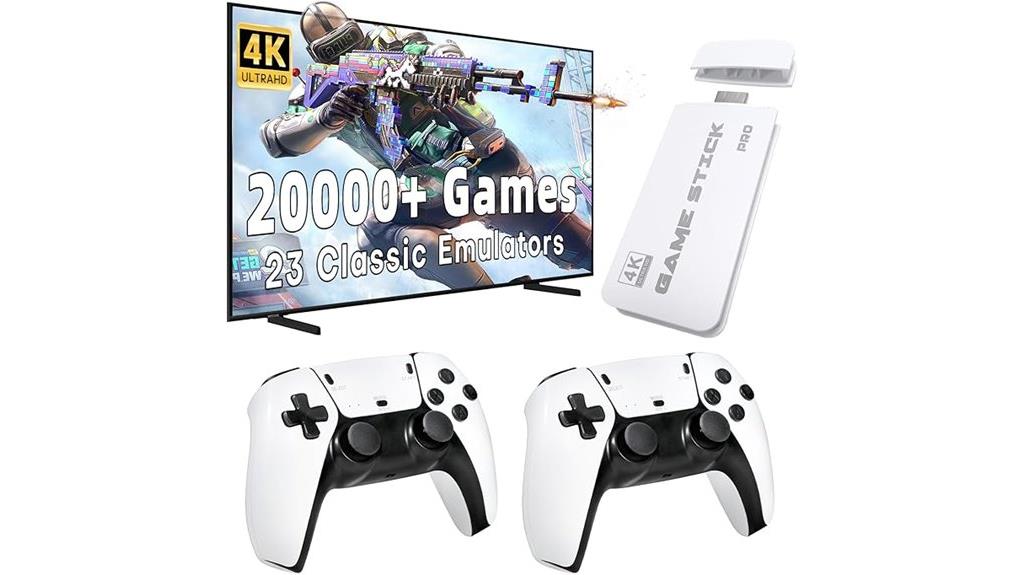 4k high definition retro gaming console