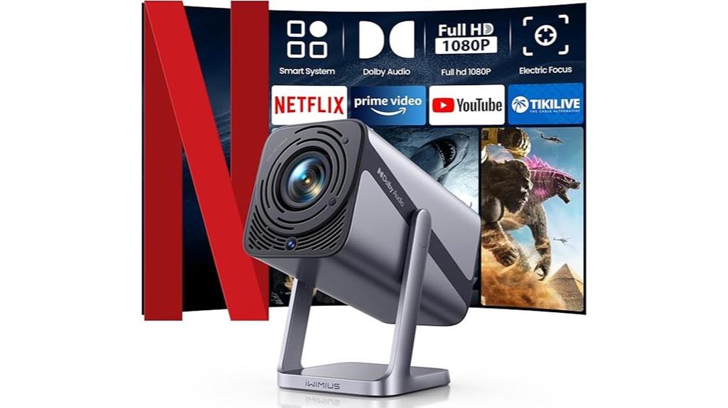 4k wifi bluetooth smart projector