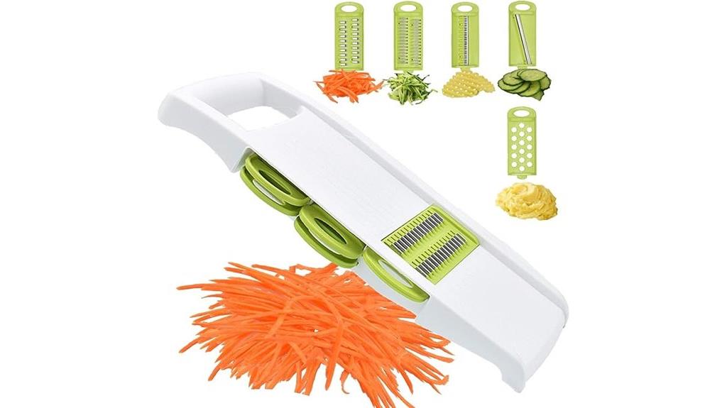 5 in 1 vegetable slicer multipurpose blades