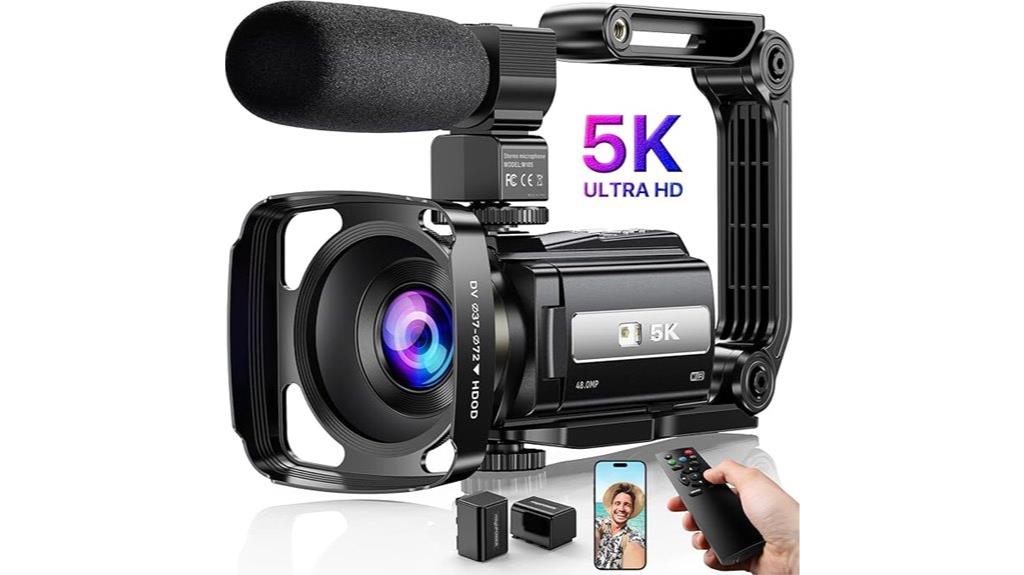5k uhd vlogging camera
