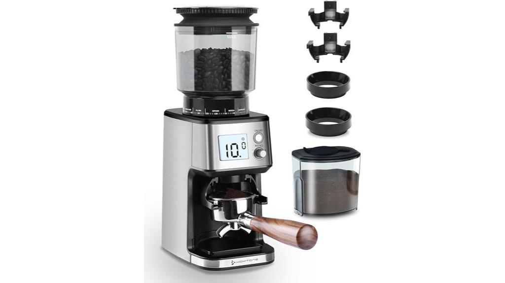 adjustable conical burr grinder