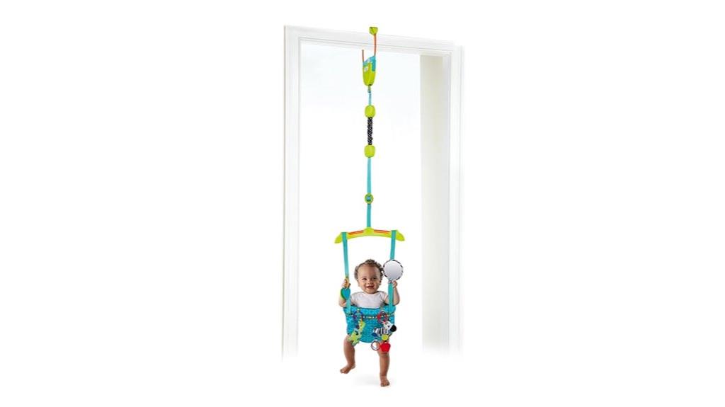 adjustable strap baby door jumper