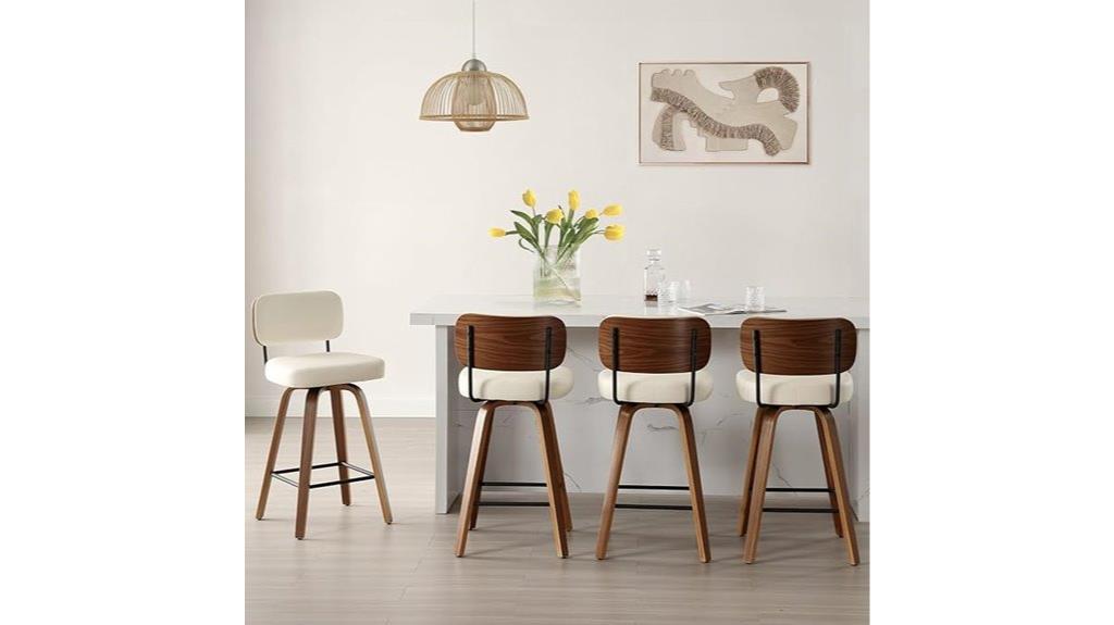 adjustable swivel bar stools