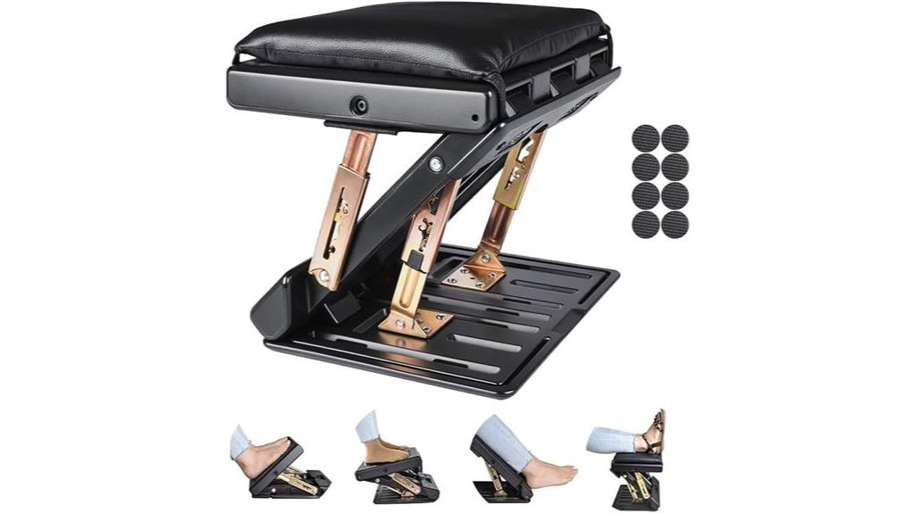 adjustable under desk foot rest