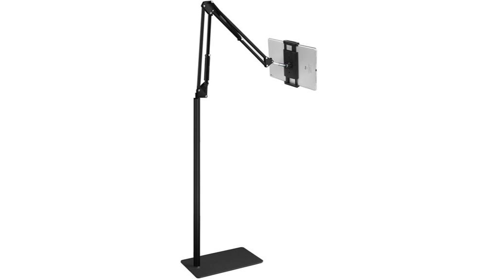 adjustable universal tablet floor stand
