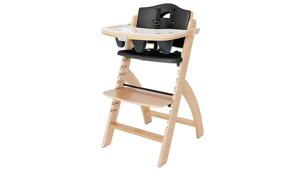 adjustable wooden junior high chair