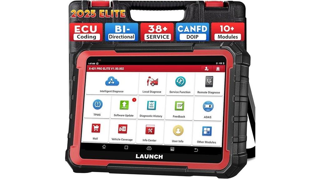 advanced obd2 scan tool with bidirectional ecu coding