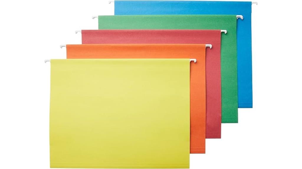affordable letter size hanging file folders
