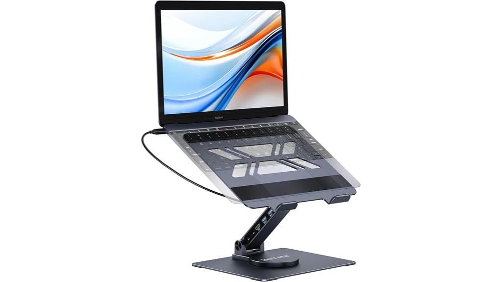 aluminum laptop docking station