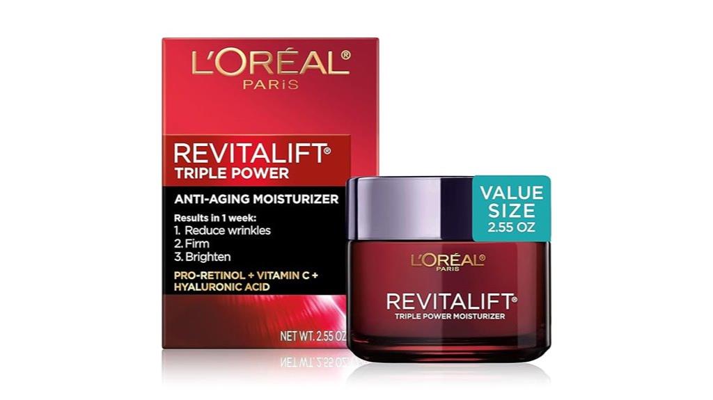 anti aging facial moisturizer with retinol