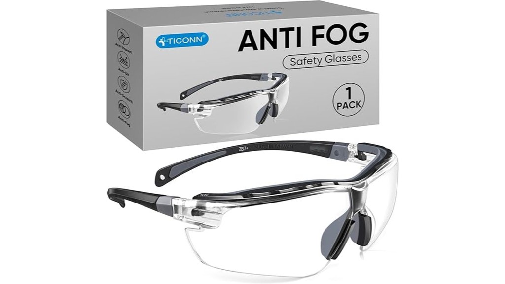 anti fog safety glasses with uv