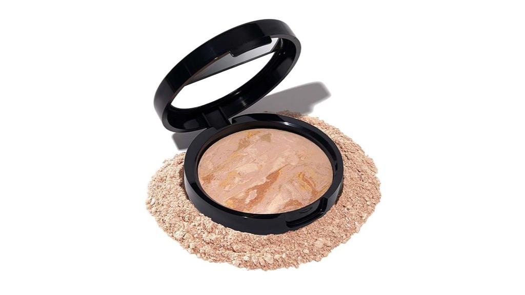baked color correcting powder foundation