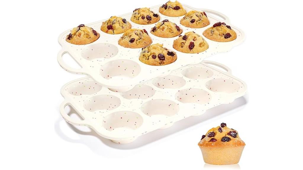 baking with silicone muffin pans