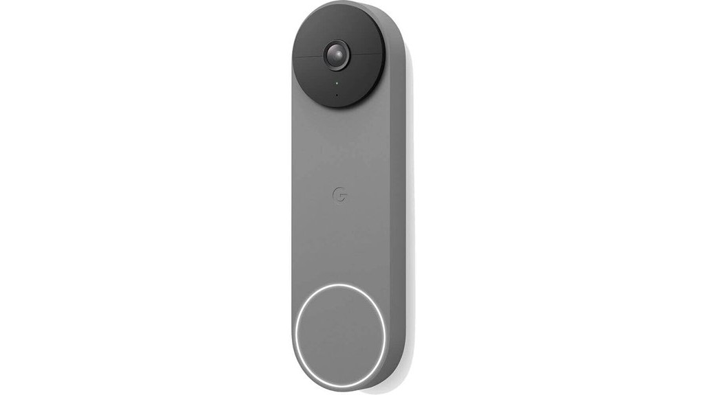 battery powered google nest doorbell