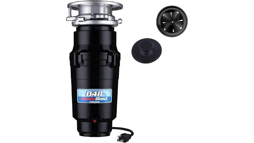black 1 3 hp waste maid