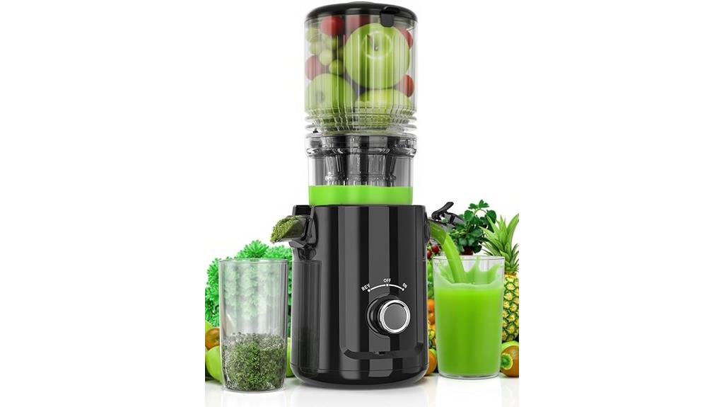 black cold press juicer