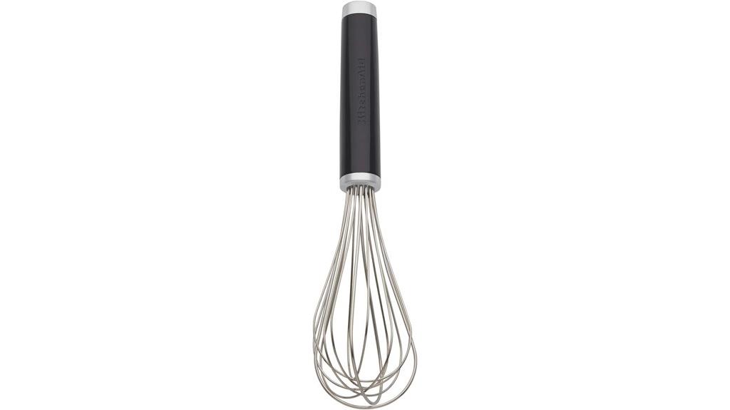 black kitchen utility whisk