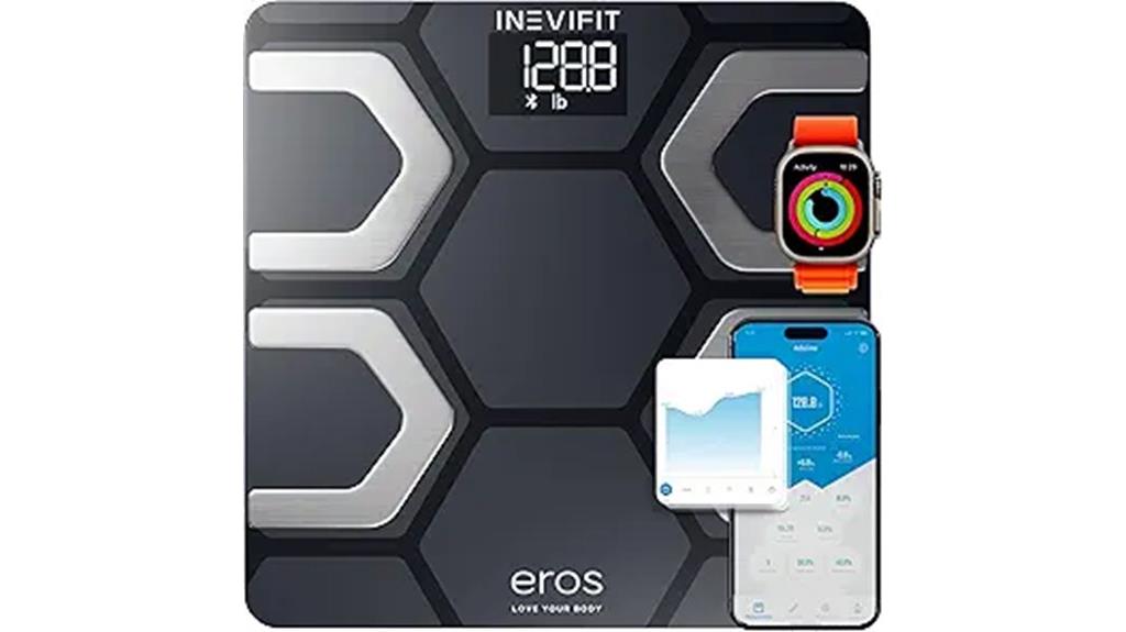 bluetooth enabled body fat scale