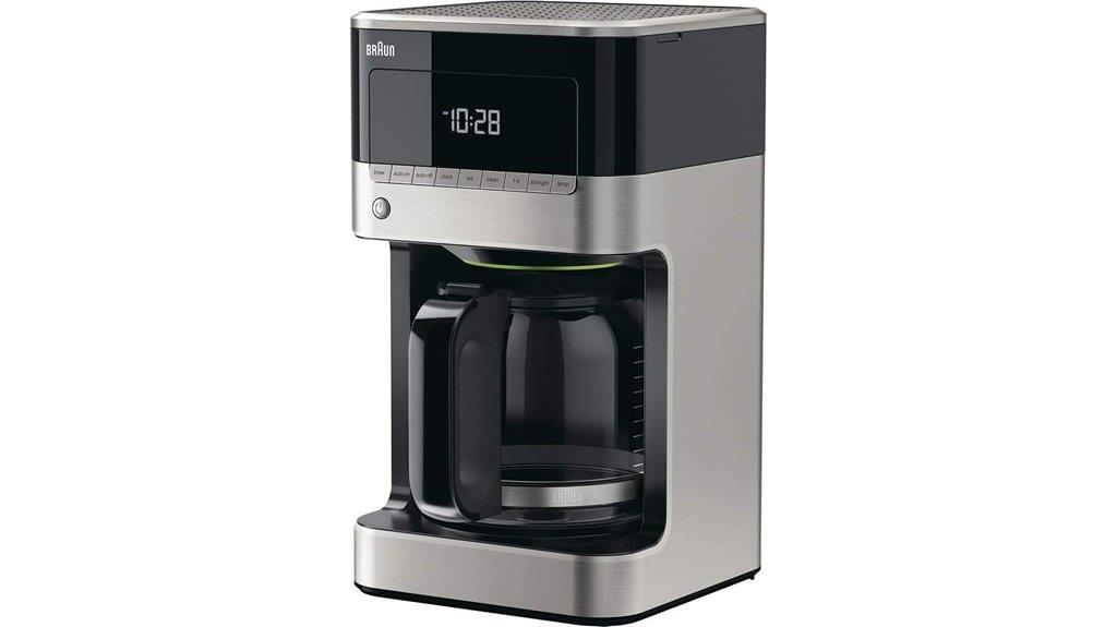 braun brewsense 12 cup coffee maker