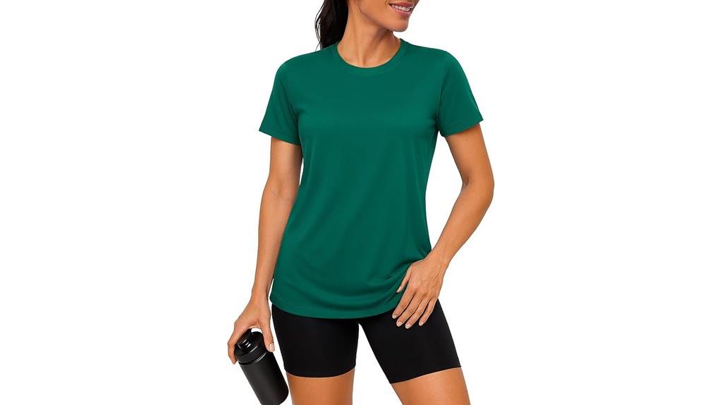 breathable quick drying women s workout shirt