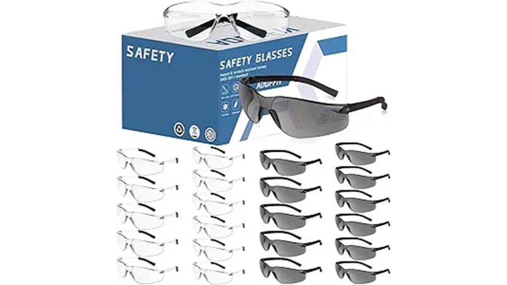 bulk clear safety glasses