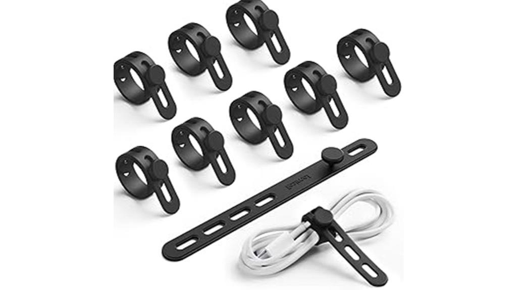 cable management silicone ties