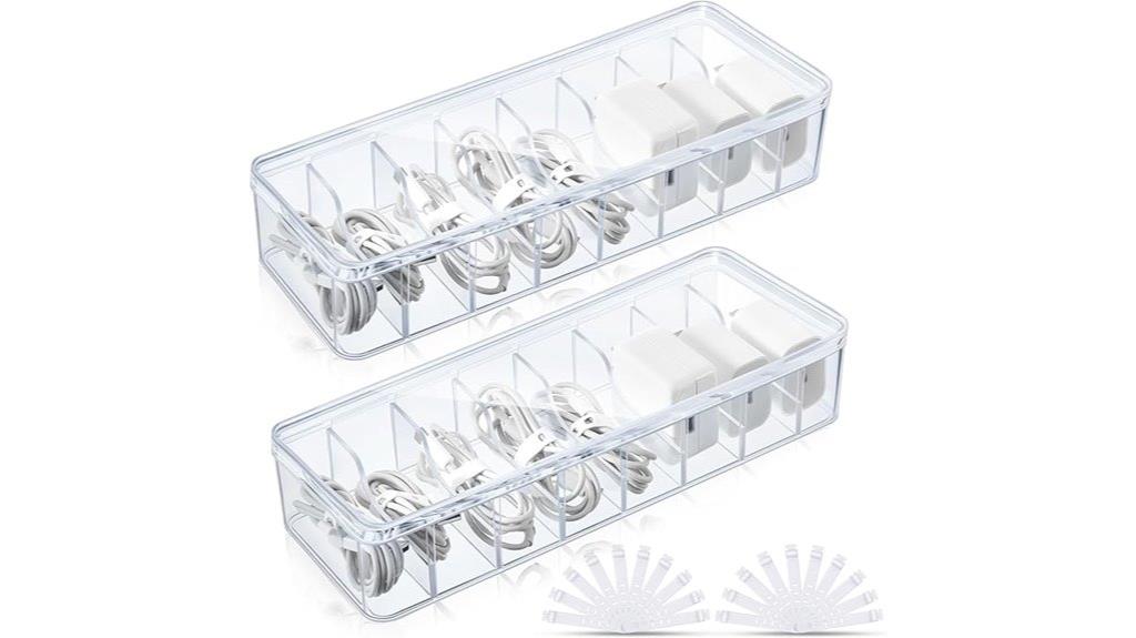 cable organizer with storage