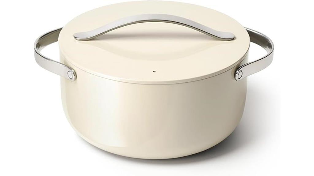 capacious dutch oven with lid
