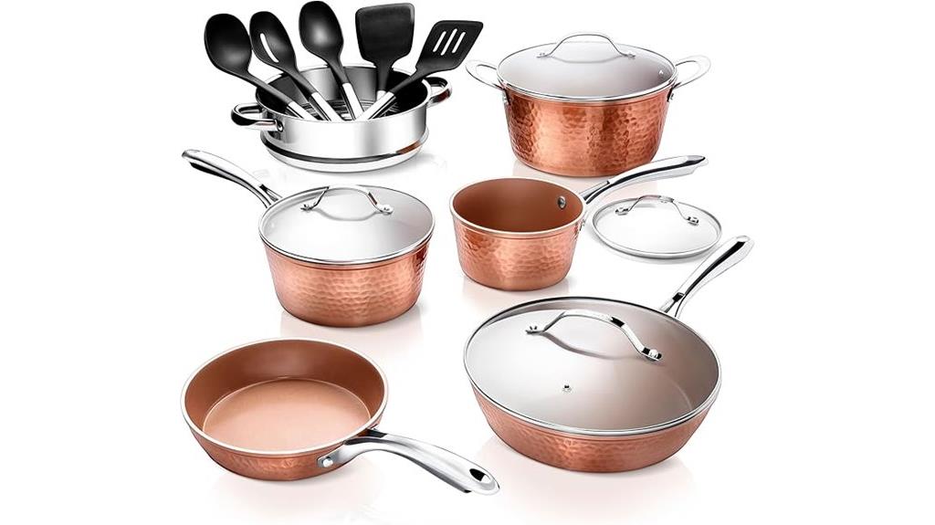 ceramic nonstick cookware set
