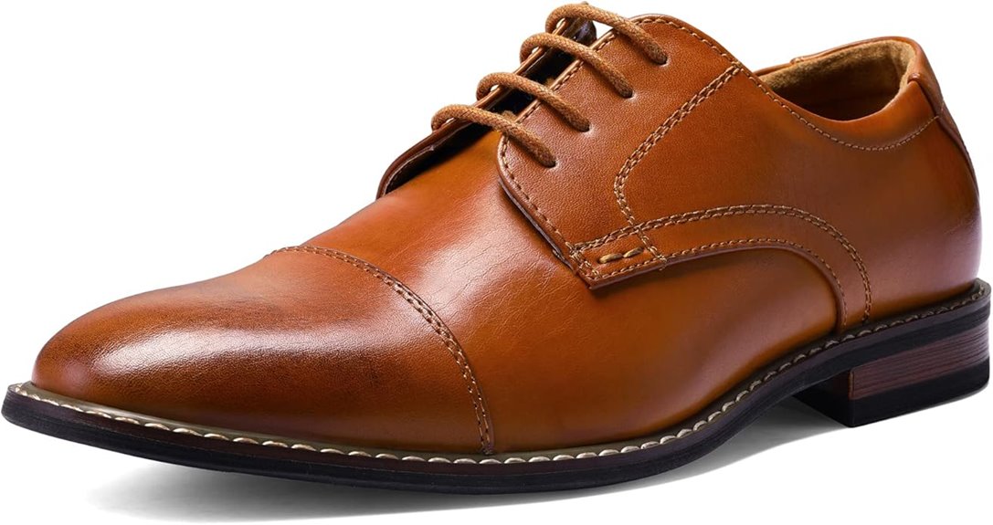 classic formal wingtip oxfords