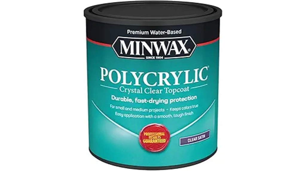 clear water based satin finish