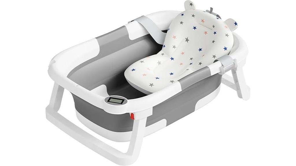 collapsible bathtub for newborn to toddler