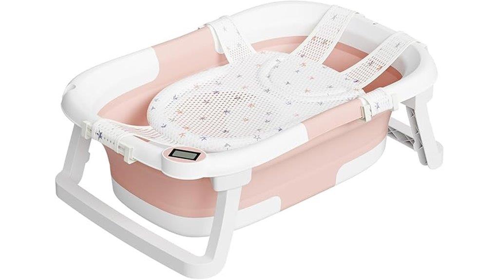 collapsible newborn to toddler bathtub