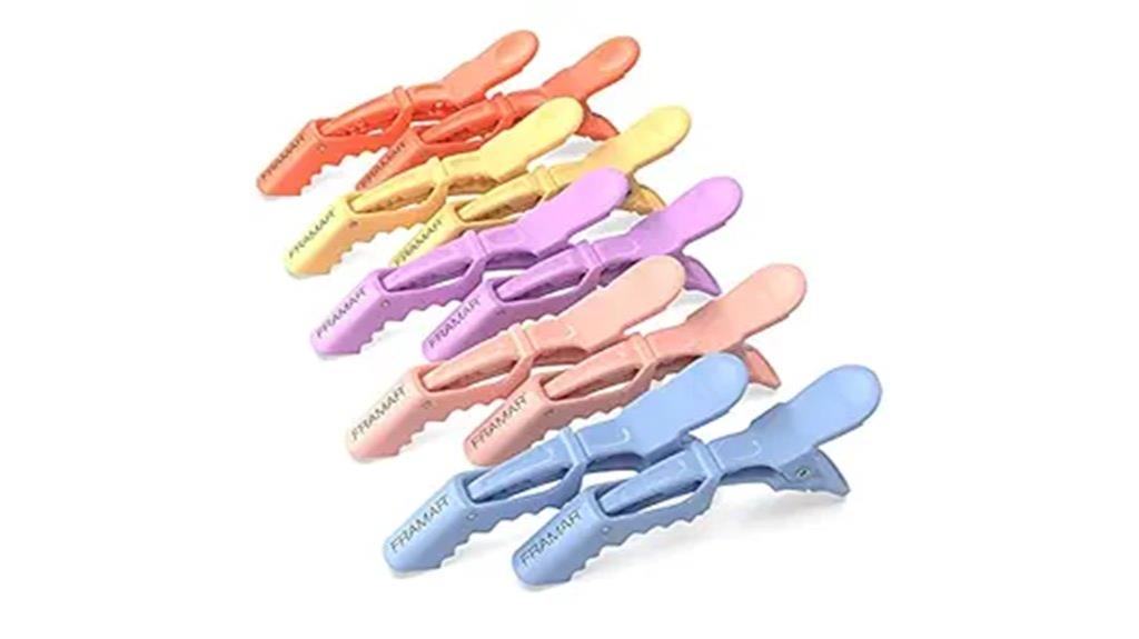 colorful alligator shaped hair accessories